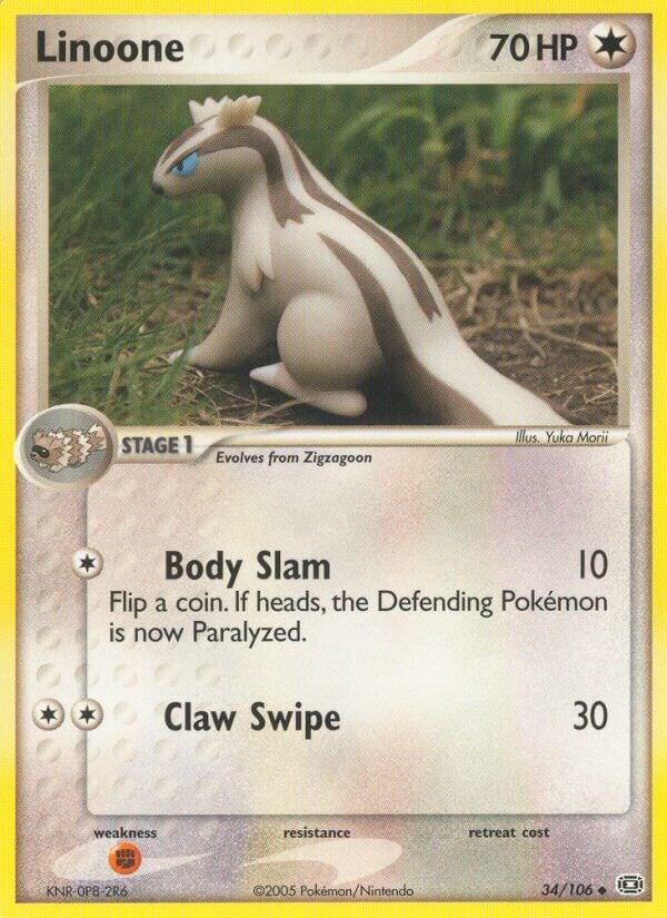 Pokemon Linoone 34/106 Emerald