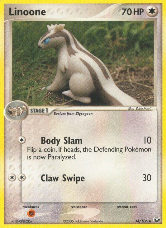 Pokemon Linoone 34/106 Emerald