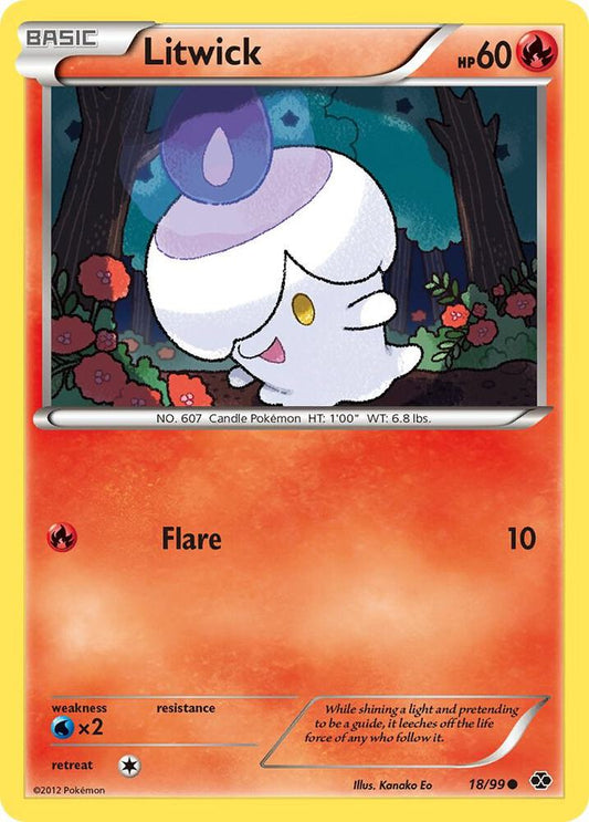 Pokemon Litwick 18/99 Next Destinies