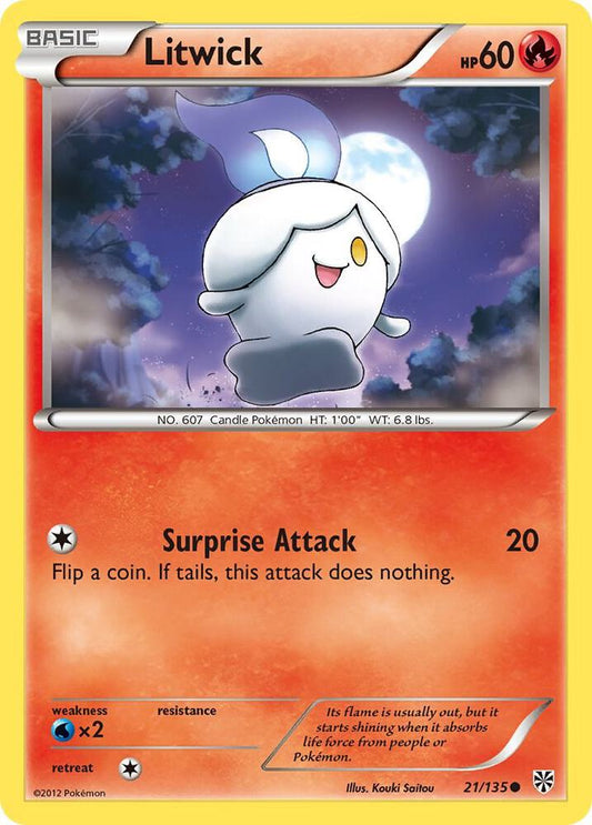 Pokemon Litwick 21/135 Plasma Storm