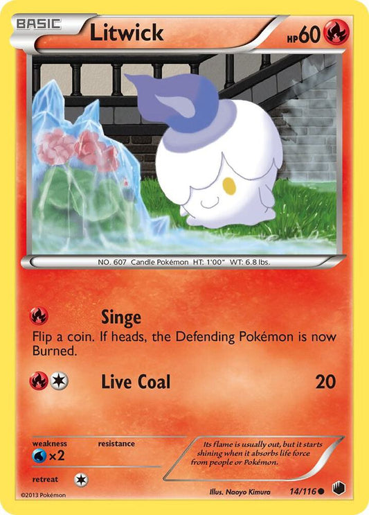 Pokemon Litwick 14/116 Plasma Freeze