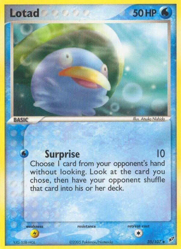 Pokemon Lotad 35/107 Deoxys