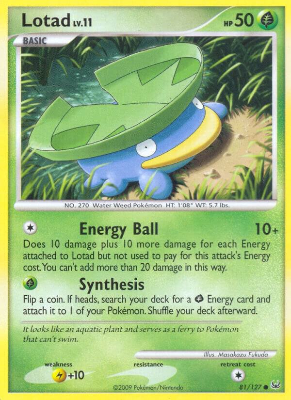 Pokemon Lotad 81/127 Platinum