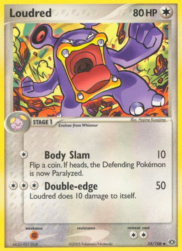 Pokemon Loudred 35/106 Emerald