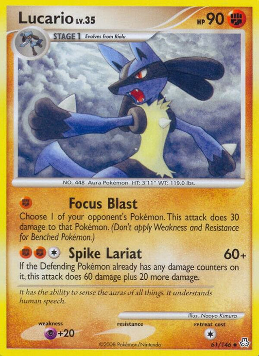 Pokemon Lucario 61/146 Legends Awakened