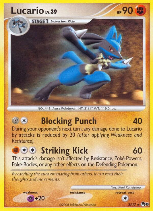Pokemon Lucario 2/17 POP Series 8