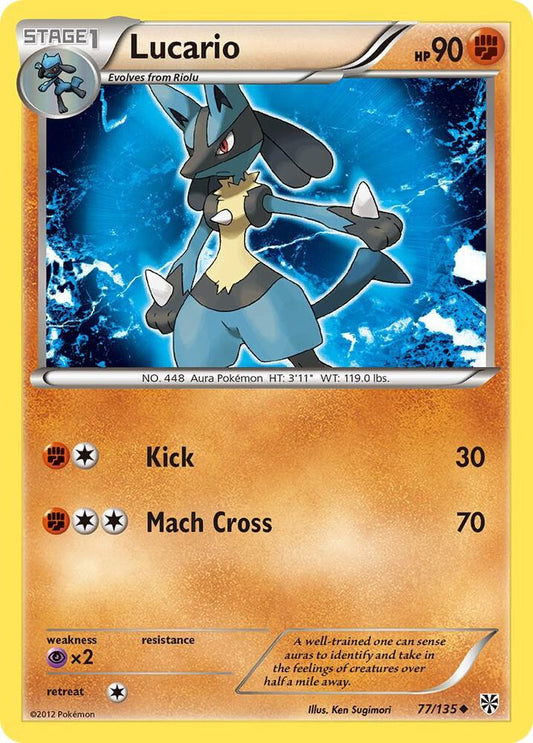 Pokemon Lucario 77/135 Plasma Storm