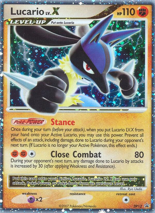 Pokemon Lucario LV.X DP12 Diamond & Pearl Promos