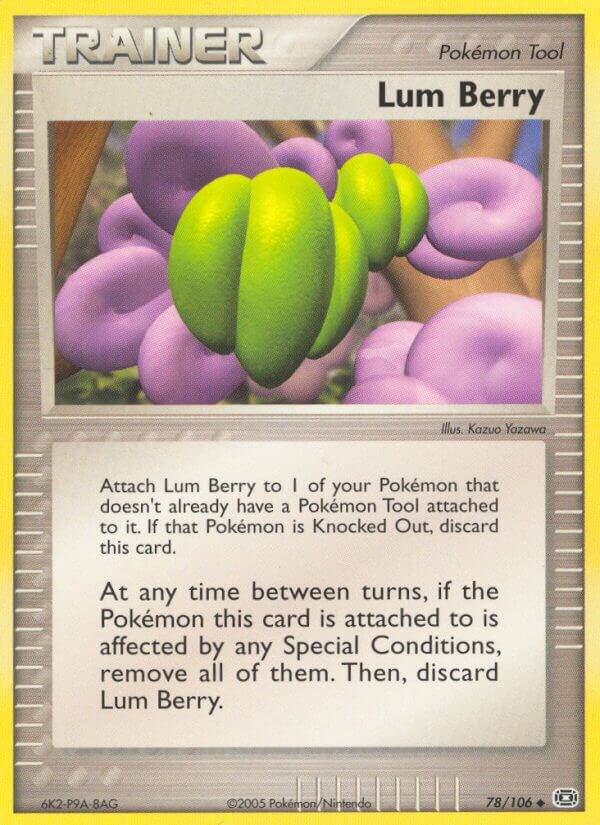 Pokemon Lum Berry 78/106 Emerald