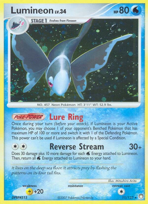 Pokemon Lumineon 11/123 Mysterious Treasures