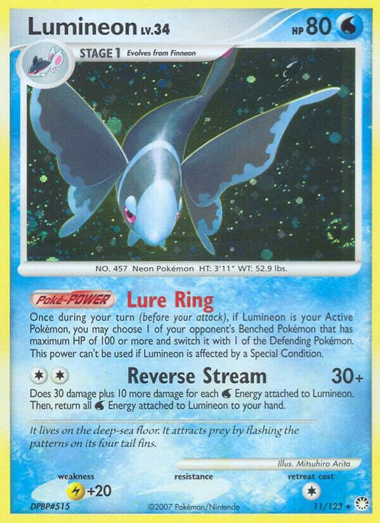 Pokemon Lumineon 11/123 Mysterious Treasures
