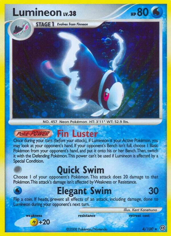 Pokemon Lumineon 4/100 Stormfront