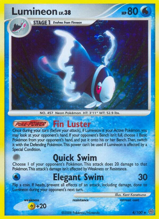 Pokemon Lumineon 4/100 Stormfront