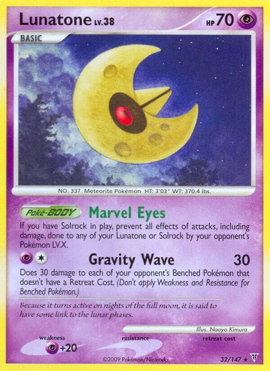 Pokemon Lunatone 32/147 Supreme Victors