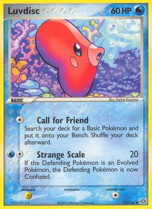 Pokemon Luvdisc 53/106 Emerald