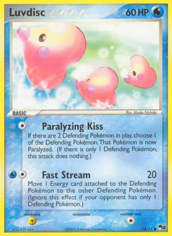 Pokemon Luvdisc 14/17 POP Series 2