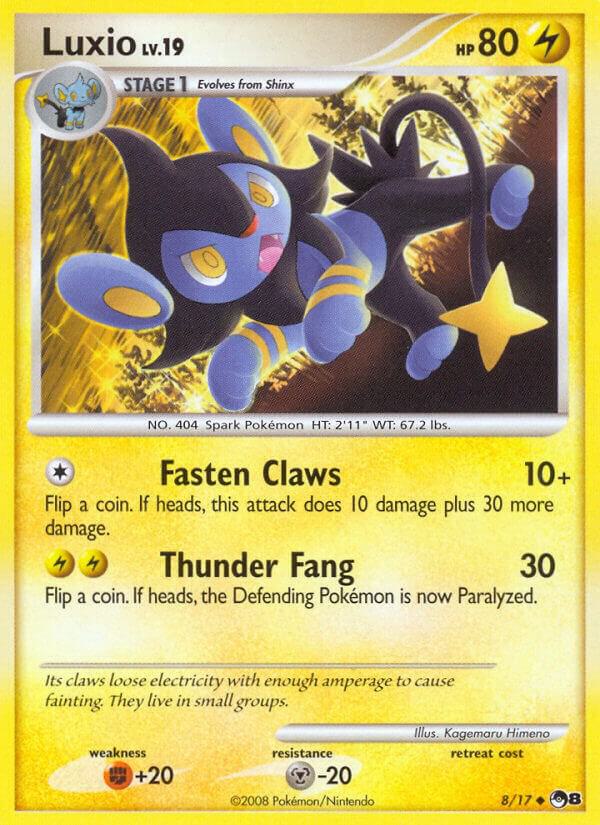 Pokemon Luxio 8/17 POP Series 8