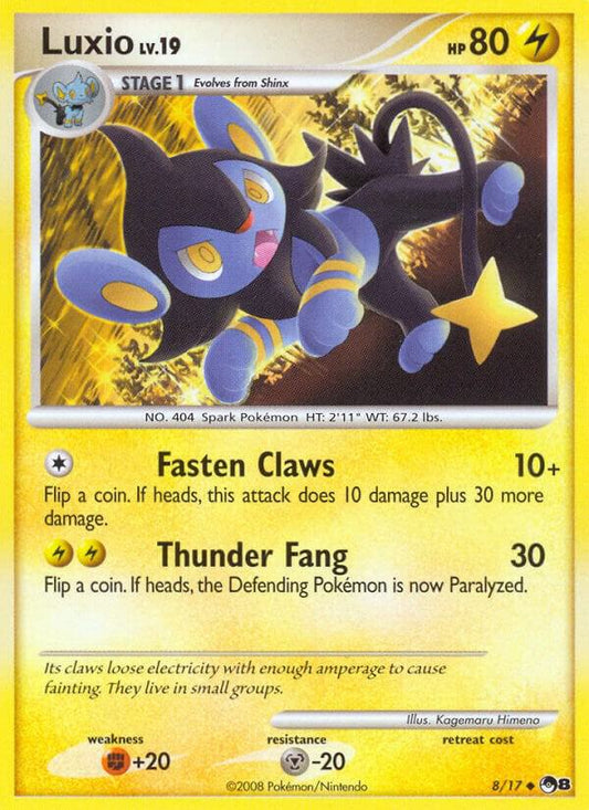 Pokemon Luxio 8/17 POP Series 8