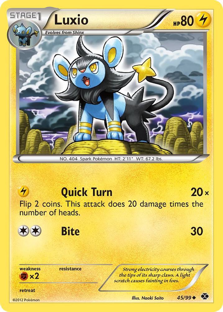 Pokemon Luxio 45/99 Next Destinies