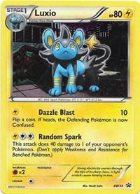 Pokemon Luxio BW34 BW Black Star Promos