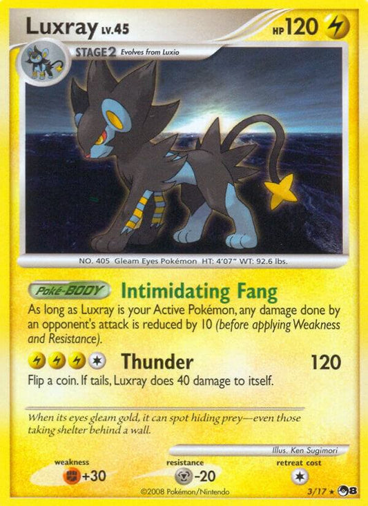 Pokemon Luxray 3/17 POP Series 8