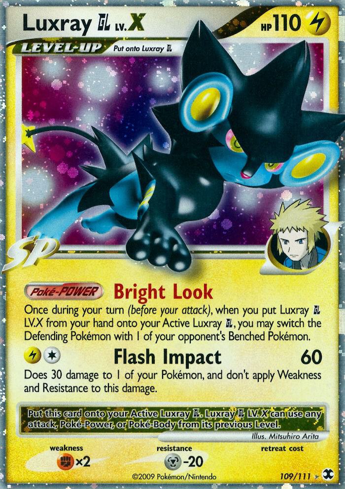 Pokemon Luxray GL LV.X 109/111 Rising Rivals