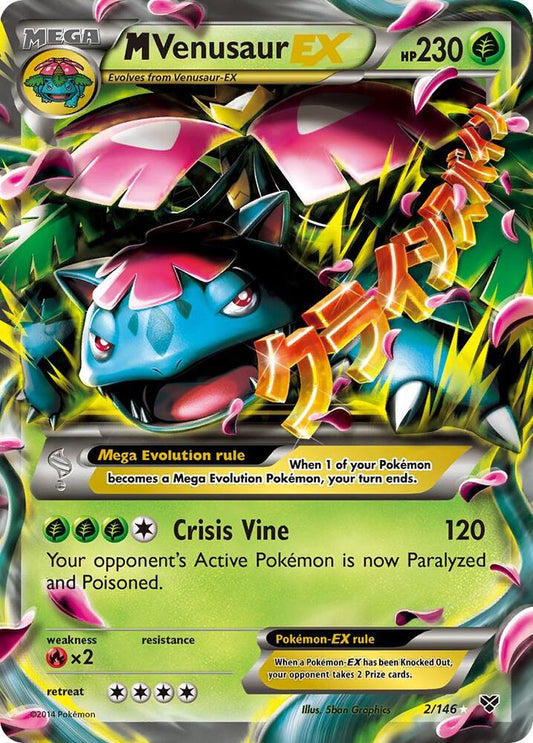 Pokemon M Venusaur EX 2/146 XY