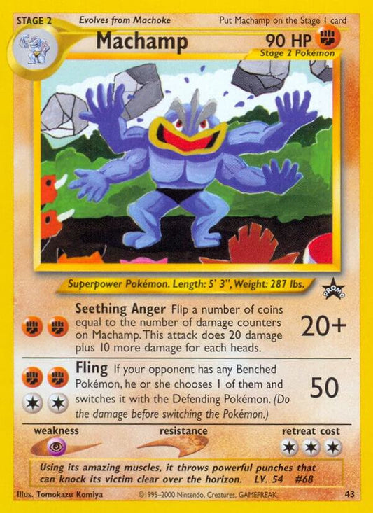 Pokemon Machamp #43 WOTC Promo