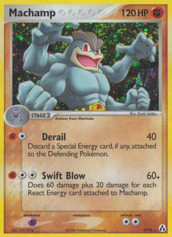 Pokemon Machamp 9/92 Legend Maker
