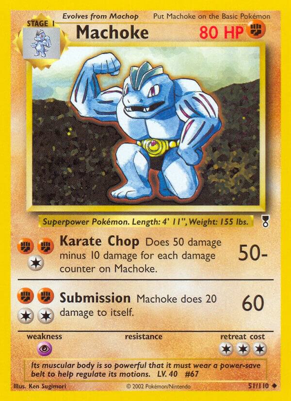 Pokemon Machoke 51/110 Legendary Collection