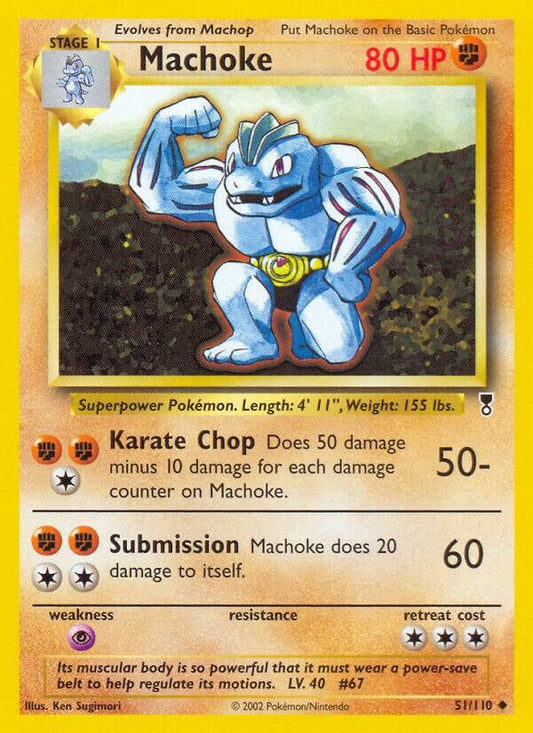 Pokemon Machoke 51/110 Legendary Collection