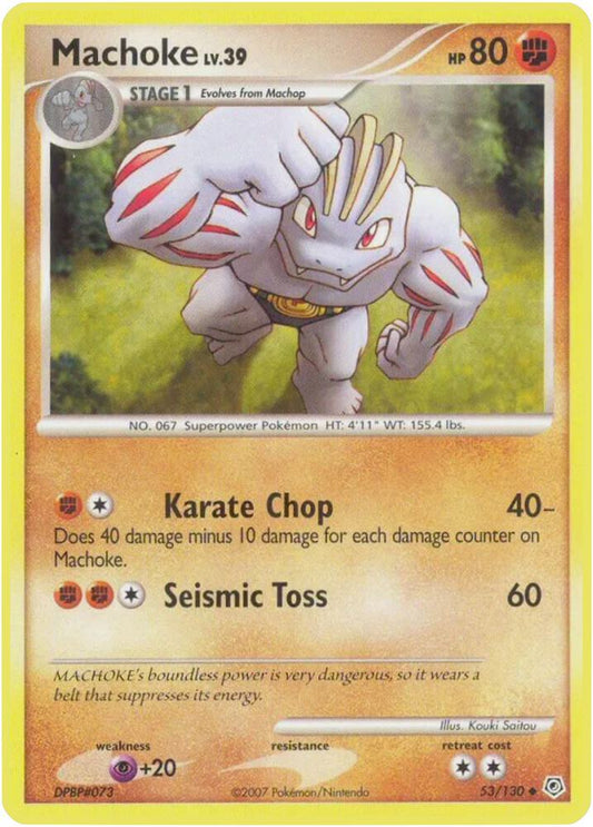 Pokemon Machoke 53/130 Diamond & Pearl