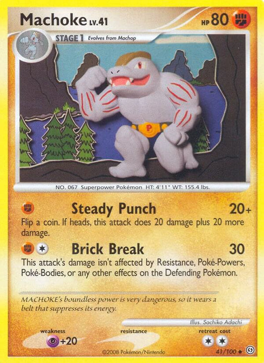 Pokemon Machoke 41/100 Stormfront