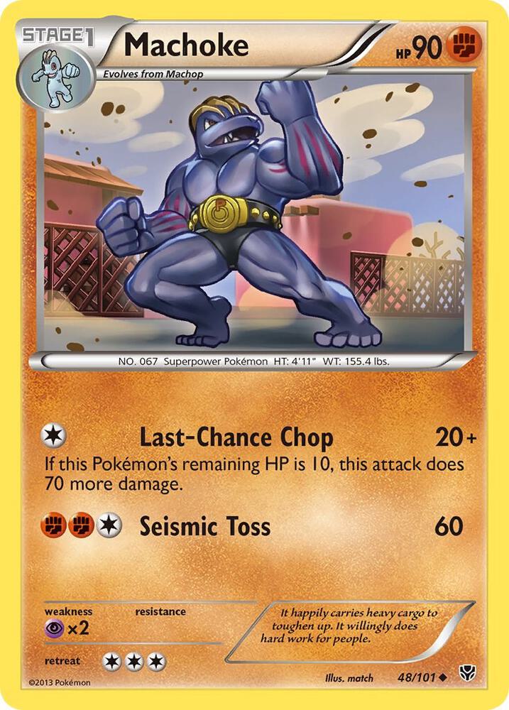 Pokemon Machoke 48/101 Plasma Blast