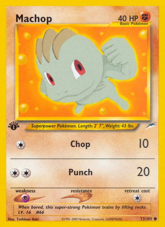 Pokemon Machop 73/105 Neo Destiny