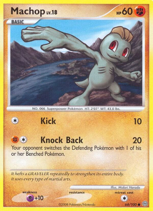 Pokemon Machop 64/100 Stormfront