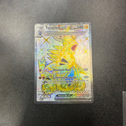 Pokemon TCG Tyranitar ex Full Art 211/197 Obsidian Flames