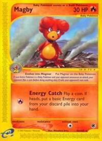 Pokemon Magby 52/165 Expedition Base Set
