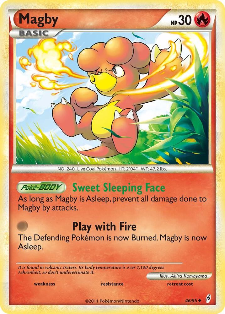 Pokemon Magby 46/95 Call of Legends