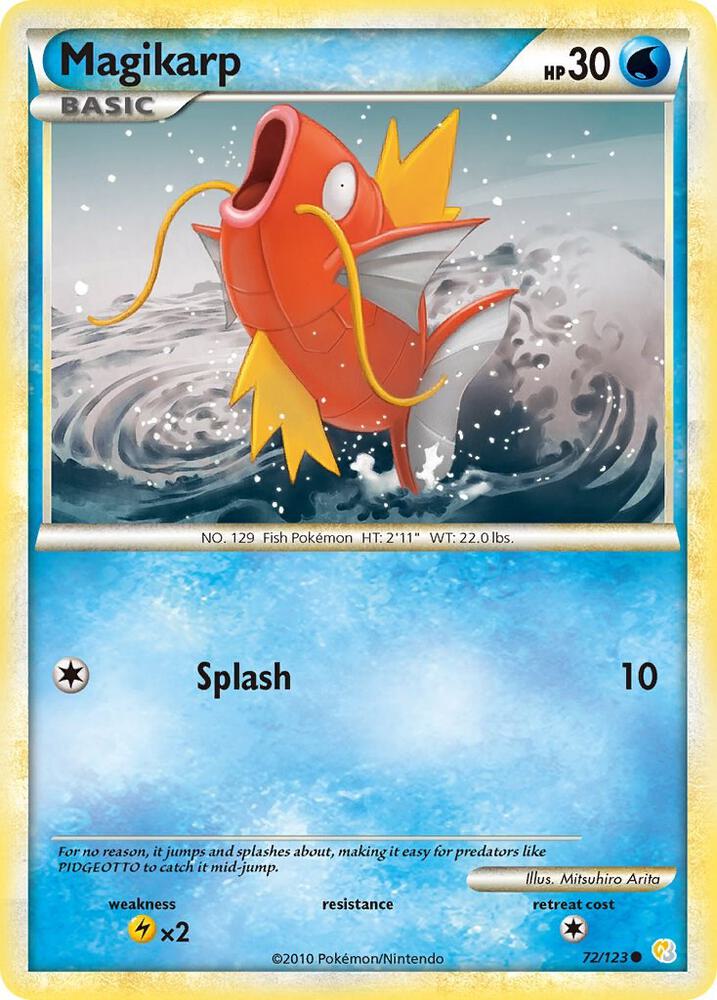 Pokemon Magikarp 72/123 HeartGold & SoulSilver