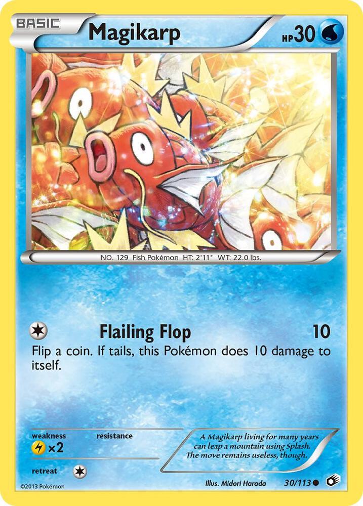 Pokemon Magikarp 30/113 Legendary Treasures