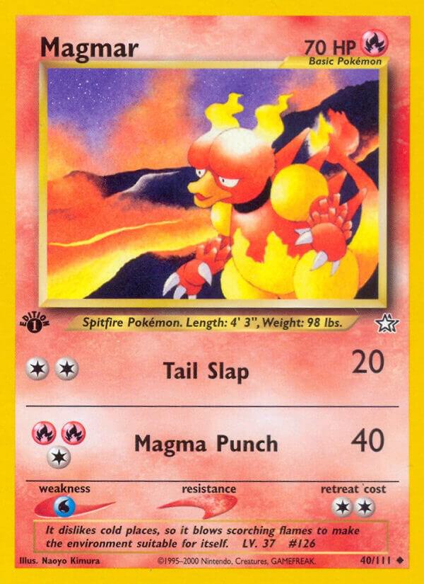 Pokemon Magmar # 40 Neo Genesis