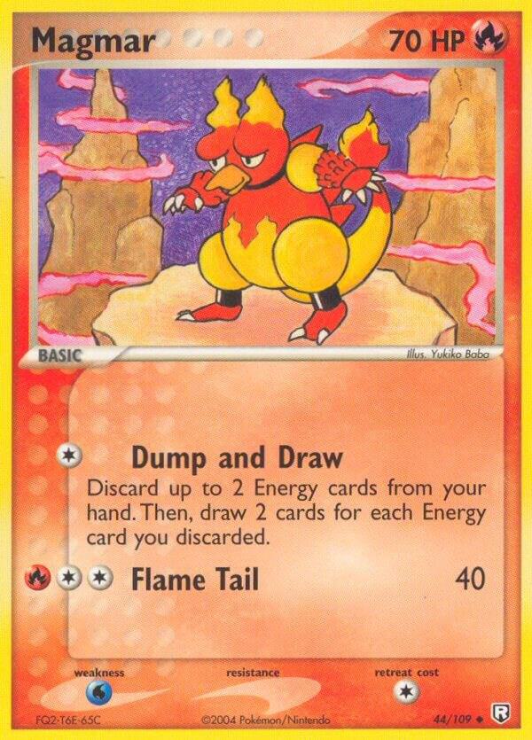 Pokemon Magmar 44/109 Team Rocket Returns