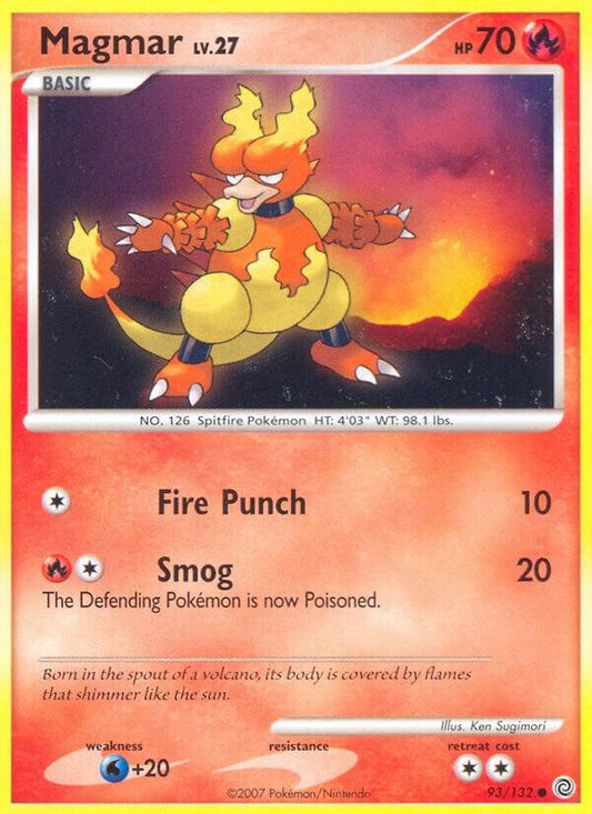 Pokemon Magmar 93/132 Secret Wonders