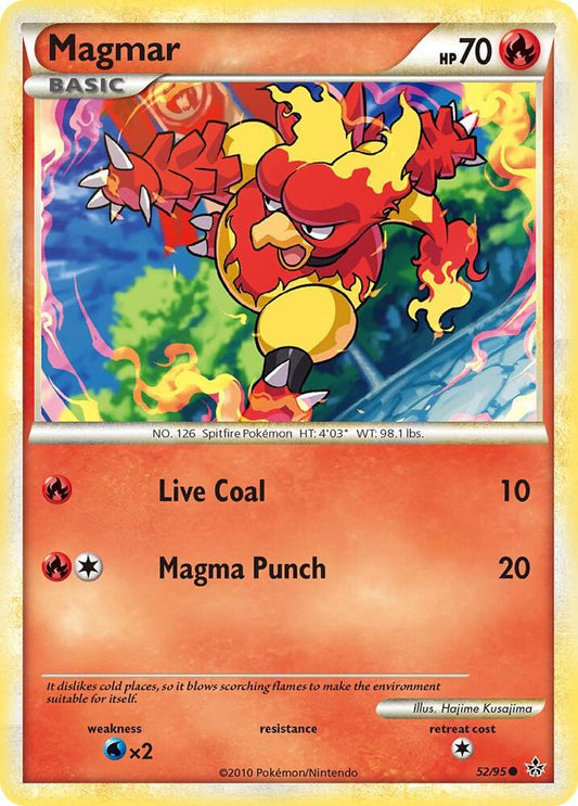 Pokemon Magmar 52/95 Unleashed