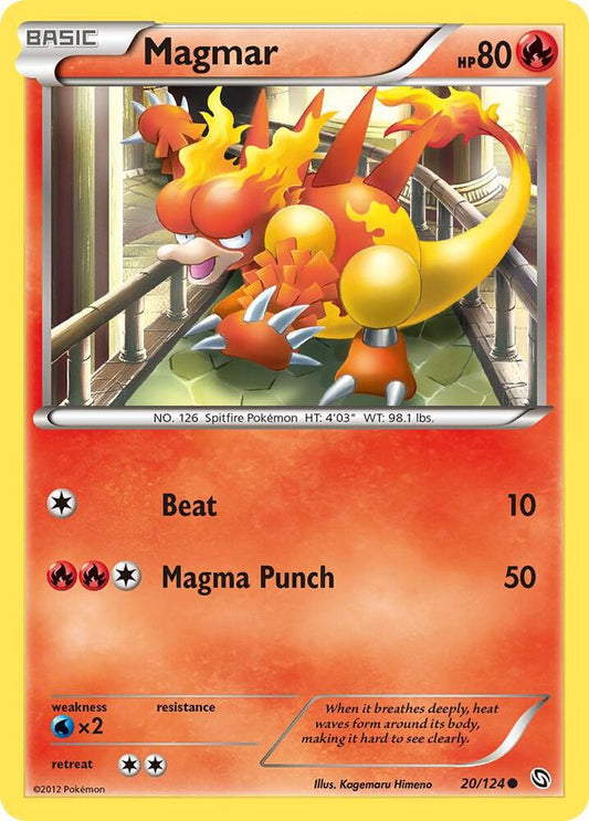 Pokemon Magmar 20/124 Dragons Exalted