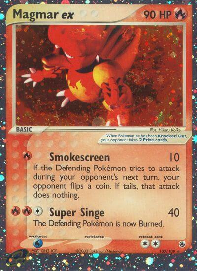 Pokemon Magmar ex 100/109 EX Ruby & Sapphire