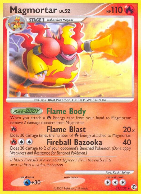 Pokemon Magmortar 31/132 Secret Wonders