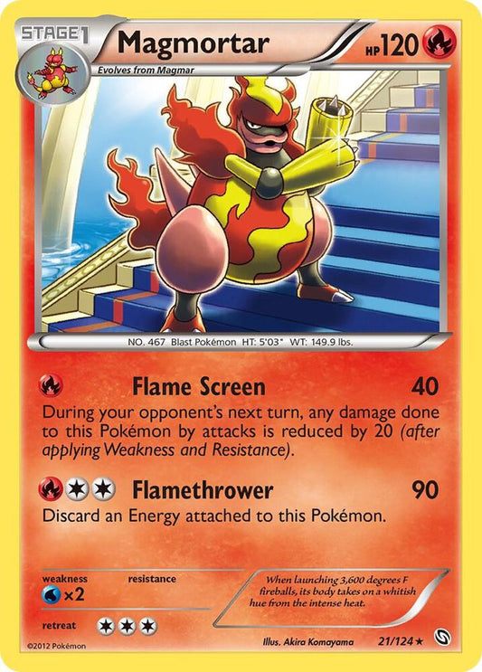 Pokemon Magmortar 21/124 Dragons Exalted