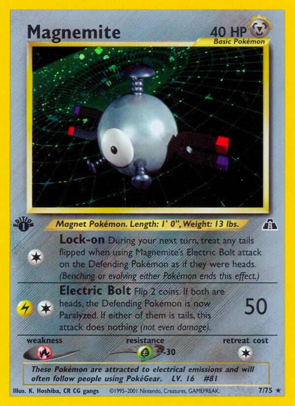 Pokemon Magnemite 7/75 Neo Discovery